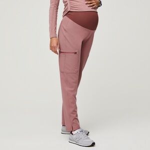 Figs Mauve Maternity Joggers